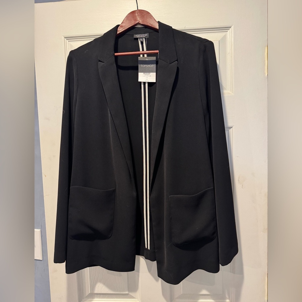 NWT Top Shop Black Blazer